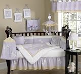 Purple Dragonfly Dreams Designer Crib baby 9 piece bedding Set
