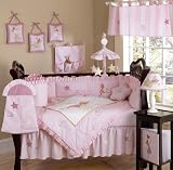 Fairy Tale Fairies Pink Baby Crib Nursery 9 pc. Infant Bedding Set