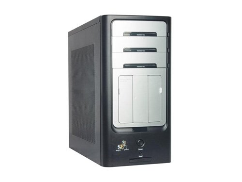 Elektronik und Foto: ATX Midi-Tower "Deluxe M-Series Black" inkl. 400 W