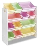 Whitmor Kids' 12-Bin Organizer - Pastel