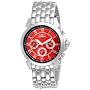 Invicta Men's II Collection Silver-Tone Red Dial Watch #4242