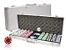 500 piece Royal Flush Big Numbers Poker Set - (Aluminum)