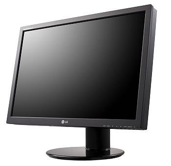 Lautsprecher: LG FLATRON L245WP 24 Zoll TFT Monitor DVI, HD f�hig, schwarz/anthrazit (Kontrast 1000:1, 8 Ms Reaktionszeit)