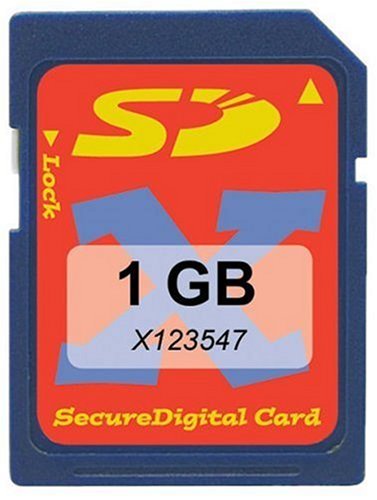 Computerzubeh&ouml;r: XFlash Memory SD Card 1GB (Retailverpackung)