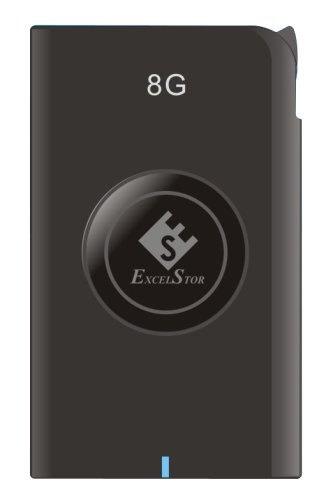 Drucker: Excelstor GStor Mini GSMS7008-011 - 8 GByte - externes USB Drive - schwarz - Ultra Thin Design