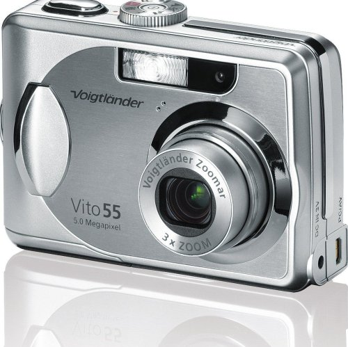 Verst&auml;rker und Receiver: Voigtlaender VITO 55 Digitalkamera silber