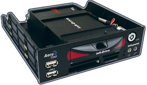 Elektronik Und Foto: AeroCool Infinite schwarz Speicherkartenleser USB2.0 f�r CF/MD/SD/SM/MMC/MS/xD/TF