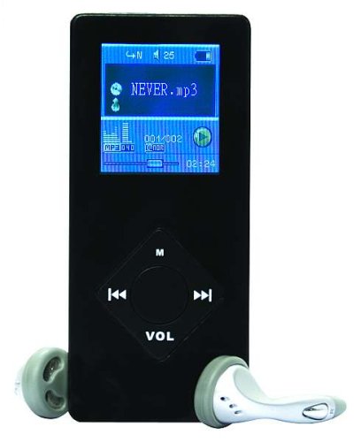 MP3 Player: MP3-Player MEGAKICK "Skinny" 1GB MP3+WMA, USB