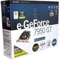 Drucker: EVGA nVidia GeForce 7950 GT Grafikkarte, 256MB DDR3 RAM, PCI, Dual DVI / HDTV, Retail