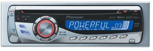 Projektoren: PIONEER DEH-P 40 MP MP3-CD-Tuner