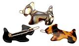 France luxe Mini Scotty Dog on Tige Boule - Classic