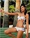 Skinny Dip 2 Piece Printed Hearts Bandeau Top and Skirted Bikini Bottom