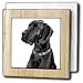 Dogs Great Dane - Black Great Dane - Tile Napkin Holders