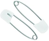 16 Pack Diaper Pins, Stainless Steel, Locking