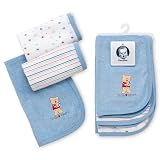 Gerber Terry Burp Cloths - 3 Pack - Boy's Colors