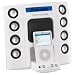Princeton 液晶ディスプレイ搭載iPod用スピーカー SoundWall ホワイト PSP-MSSSWW