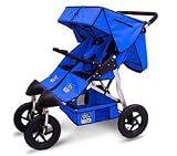 Tike Tech Double Trax360 Stroller - Pacific Blue