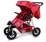Tike Tech Double Trax360 Stroller - Red