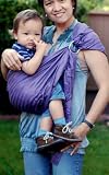 Lite-on-Shoulder Ring/pouch hybrid Baby Sling(Terra Cotta)