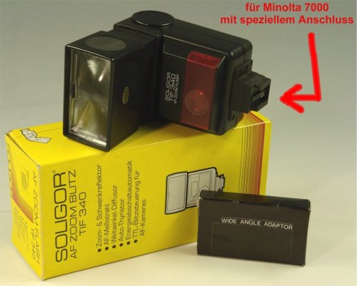 Festplatten: Soligor Zoom Flash 340 f�r Minolta 7000/Maxxum Serie