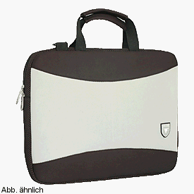Festnetztelefone: Falcon Notebooktasche 15-- schwarz/grau 36,5 x 19 x 5cm