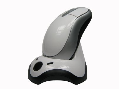 Audio und Video: USB 3-Tasten-/Wireless Maus/optical+Scrollrad in weiss inkl. Ladestation f�r die Funkmaus