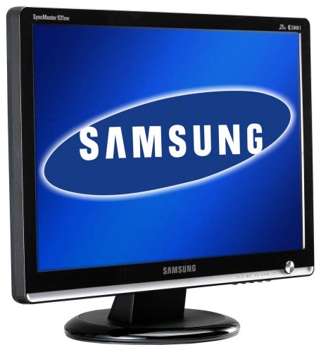 Festplatten: Samsung Syncmaster 931BW 19 Zoll Wide Screen TFT-Monitor schwarz DVI (Kontrast 700:1, 2 MS Reaktionszeit)