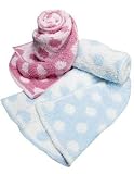 Crib Clouds - Chunky Monkey Baby Blanket by Colorado Trading (Pink)