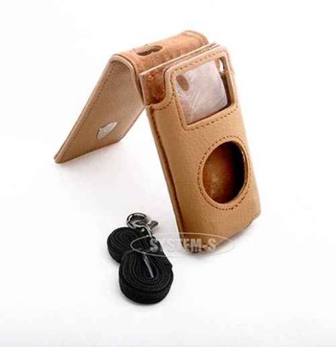 TV Ger&auml;te: Tonino Lamborghini Leder-Tasche f�r Apple iPod Nano braune