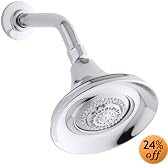 KOHLER K-10284-CP Forte Multifunction Showerhead, Polished Chrome