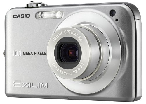 Camcorder: Casio EXILIM EX-Z1050 Digitalkamera (10 Megapixel) in silber