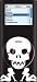 Skull with Lady Silhouette - Apple iPod nano 2G (2nd Generation) 2GB 4GB 8GB Hard Case iJacket - Shock Absorbent Hard Protective Faceplate Cover + FREE Rotating Belt Clip Holster + FREE Lanyard + FREE Screen Protector