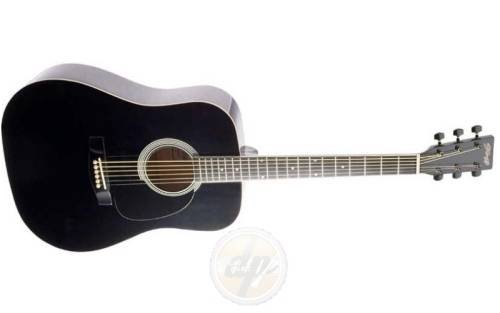 Festplatten: STAGG westn.gt.black highgloss/pack Einsteigerset Westerngitarre