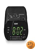 Sony ICF-C218 Automatic Time Set Clock Radio (Black)