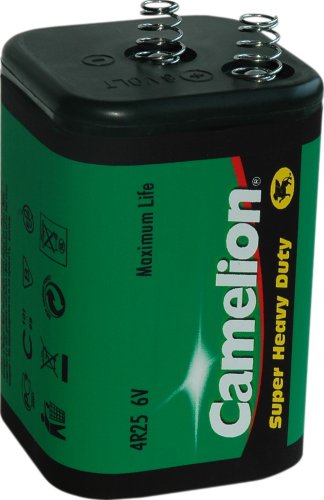 Camcorder: Camelion 4R25 Super Heavy Duty - Zink Kohle Maximum Life 6V Batterie 1er Packung