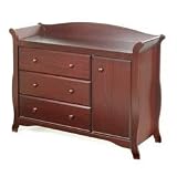 Aspen Combo Dresser and Changing Table Finish: Cherry