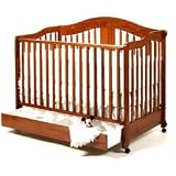 Storkcraft Baby Rochester Convertible Crib with Drawer Finish: Cognac