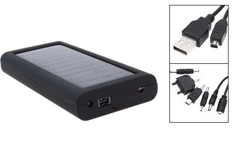 Festplatten: Solar Ladeger�t f�r Handy, MP3, PSP, PDA, Digital Kamera etc...