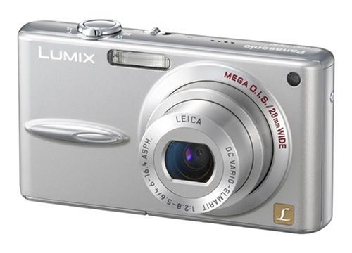 Projektoren: Panasonic DMC-FX30EG-K Digitalkamera (7 Megapixel) in mattschwarz
