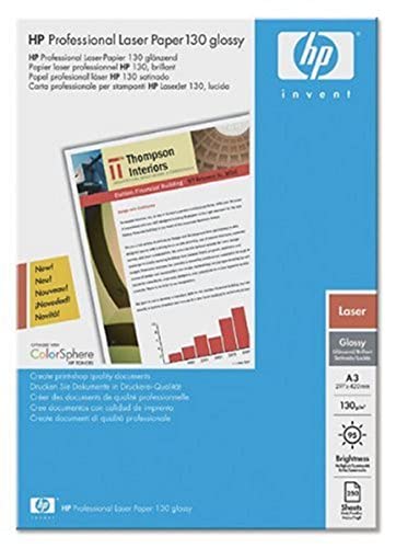 Heimkinosysteme: HP Papier professionell Laser A3 glaenzend 130g/m2