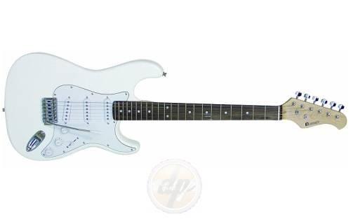 Digitalkameras: Dimavery ST 203 E Gitarre weiss