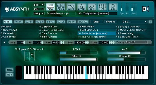NoteBook: NativeInstruments Absynth 3.0