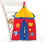 Adorable Circus Tent Shape Diaper Stacker For Baby Nursery