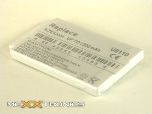 Elektronik und Foto: Akku f�r LG U8130 Li-Ion, Lithium-Ionen, passgenau, 1200 mAh, Ersatz-Akku, Accu, Ersatzakku, Handy