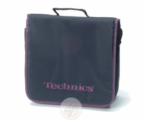 TV Ger&auml;te: Technics LP Courier Bag 25 blau/schwarz