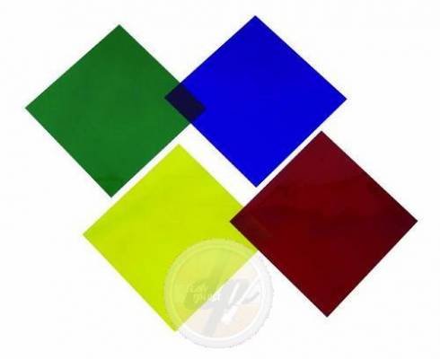Festnetztelefone: Farbfolienset 24x24cm, vier Farben