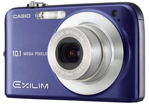 Camcorder: Casio EXILIM EX-Z1050 Digitalkamera (10 Megapixel) in blau