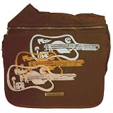 Diaper Dude Designer Diaper Bag Brown UltraSuede Guitars