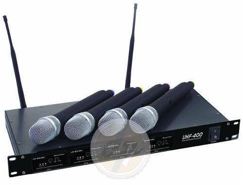 DVD Player: OMNITRONIC UHF-400 MIC SET