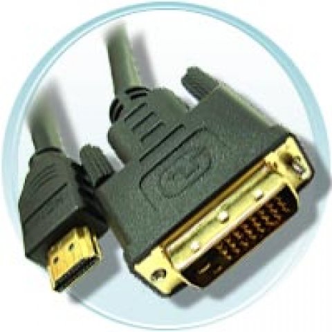 Digitalkameras: DVI / HDMI Kabel mit vergoldeten Anschl��en (ca. 3 m) z.B. Verbindungskabel f�r den Anschlu� der Playstation 3 ( PS3 ) an ein TFT Bildschirm
